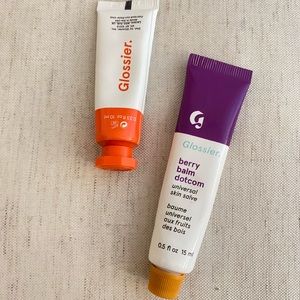 *Unused* GLOSSIER blush/lip balm